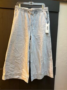 mica Washed Light Blue Wide Leg Jeans
